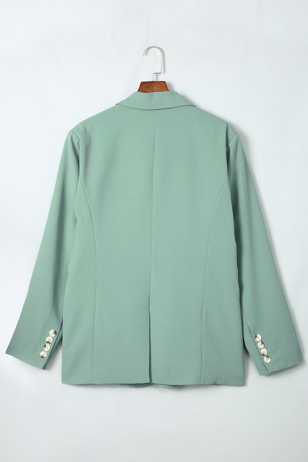 2f8e94cb0bcb421b8adfd38a0e347e1a-Max One-Button Flap Pocket Blazer - Image 19