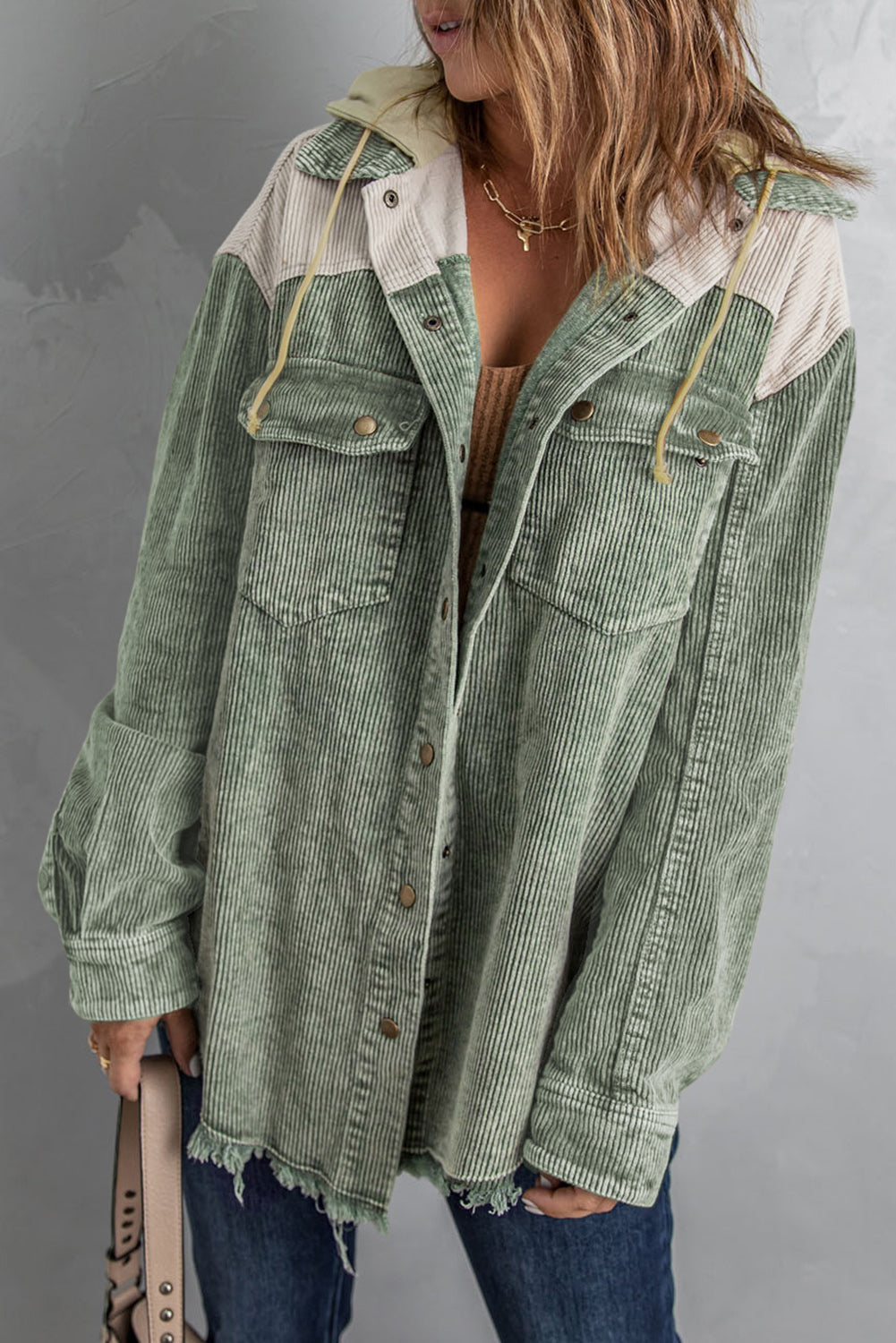 aed9674d-245c-491b-8d3b-9995cae87328-Max_ee78d6bd-d05d-4264-a612-32548891e32c Snap Front Hooded Corduroy Shacket - Image 24