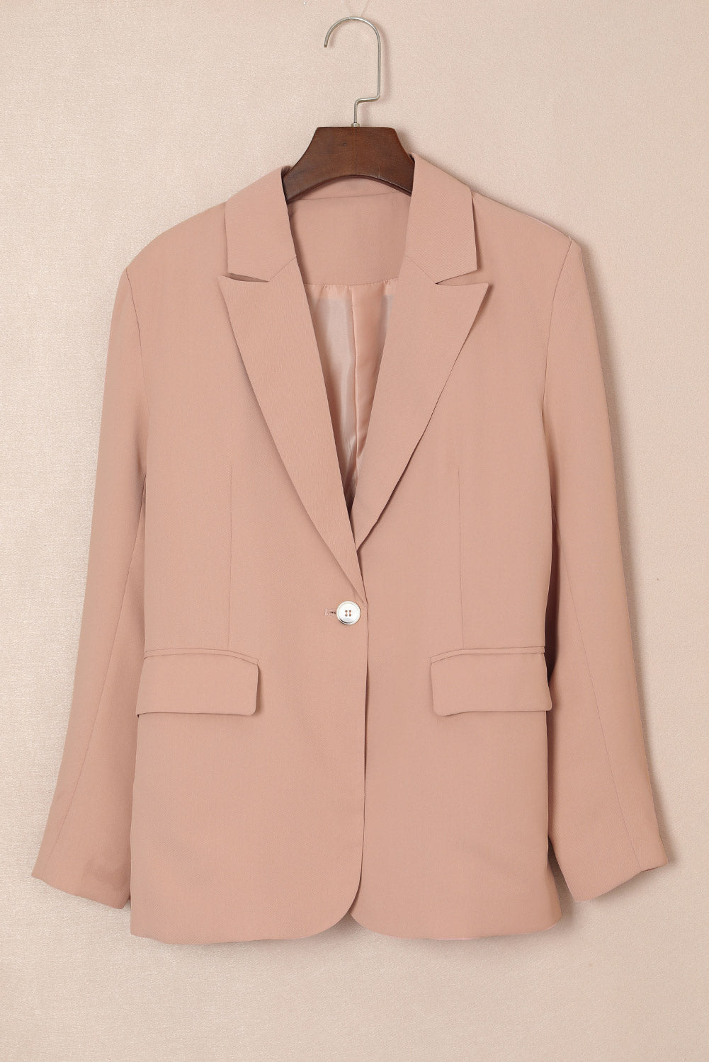 b3b5248684d14f7290f4cf7727afe008-Max One-Button Flap Pocket Blazer - Image 12